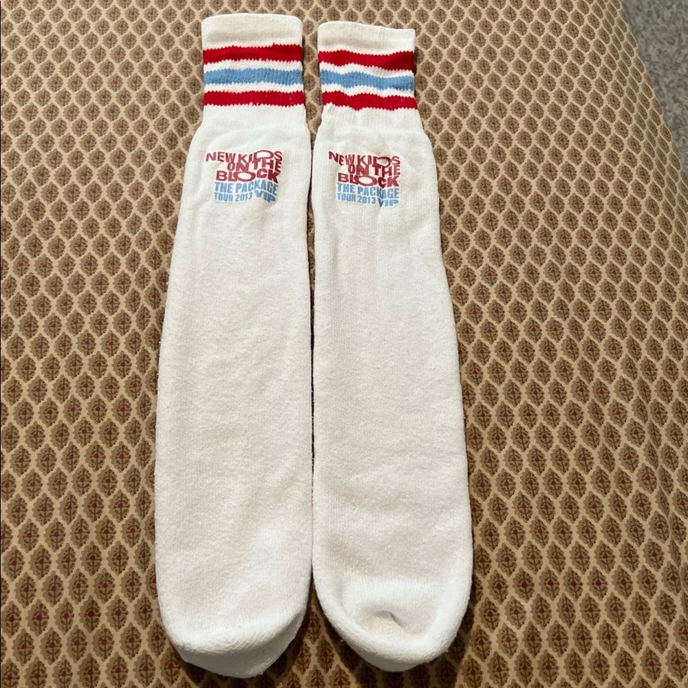 New Kids On The Block - The Package Tour 2013 VIP Tour Socks